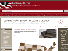 Tablet Screenshot of landscapeservice.us